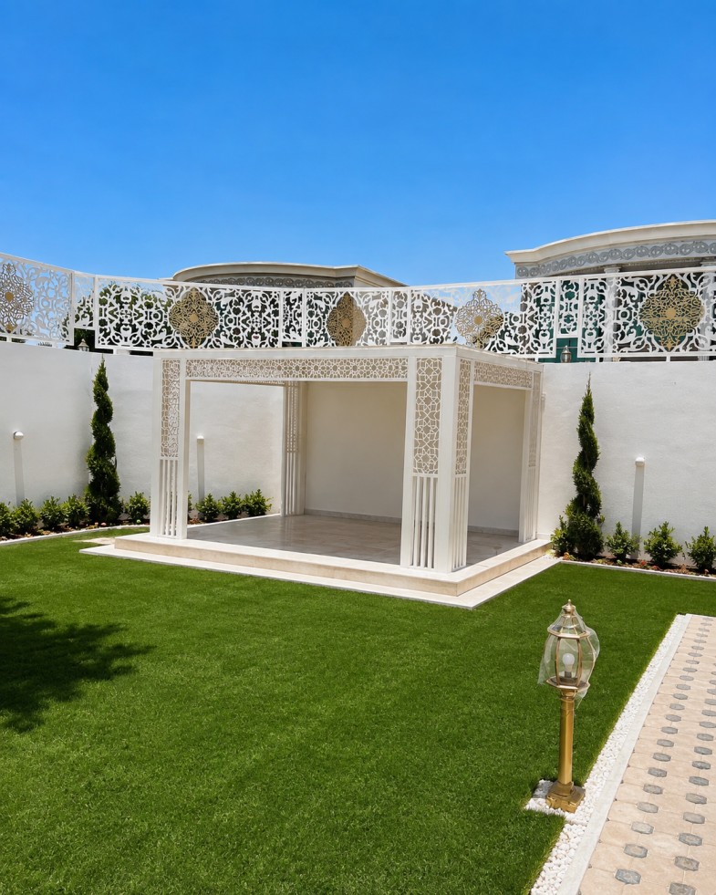 Laser-Cut Steel Facade Screens — MDK-LC500